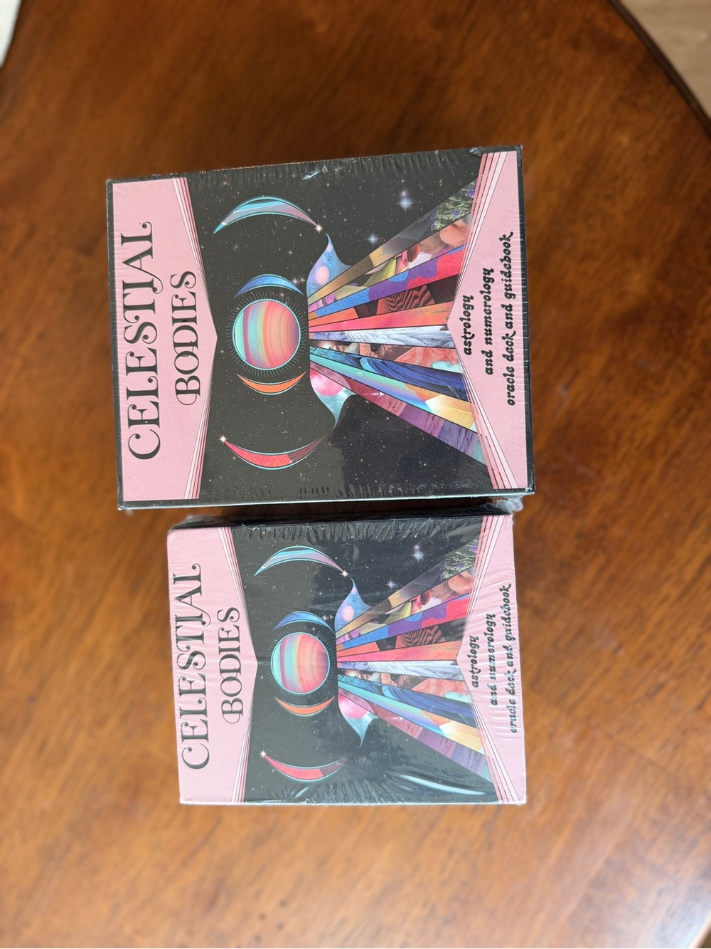 Celestial Bodies Oracle Deck - Pink & Multicolor AstArtwork Mini deck - Picture 5 of 11